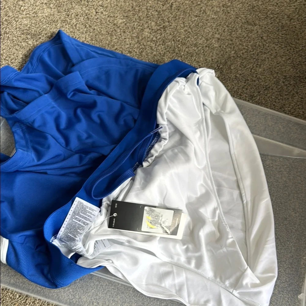Adidas Women's Blue Sports Shorts - Picture 8 of 8